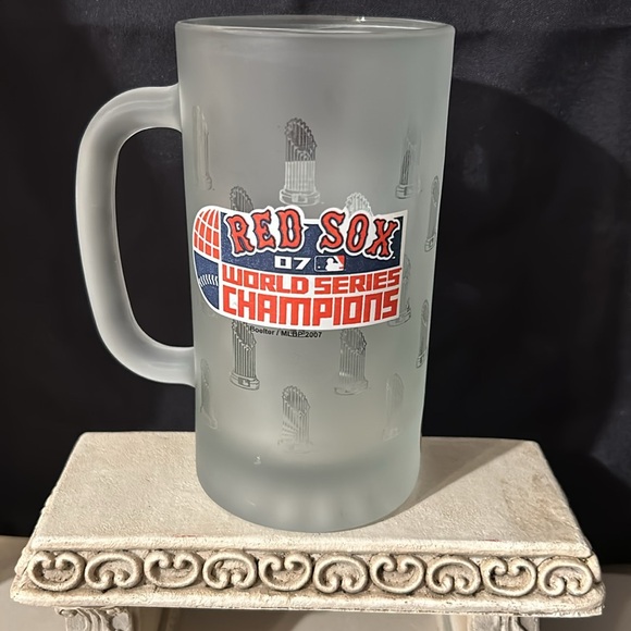 MLB Other - MLB Boston Red Sox 2007 World Champions Frosted Beer Mug Glass BOELTER